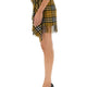 WOOL AND CASHMERE CHECK SCARF STYLE SKIRT