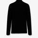 Wool and cashmere sweater with frontal logo