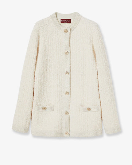 Wool and cotton blend cardigan