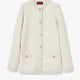 Wool and cotton blend cardigan