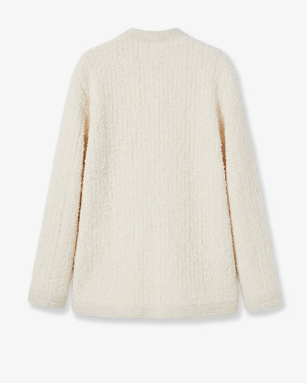 Wool and cotton blend cardigan