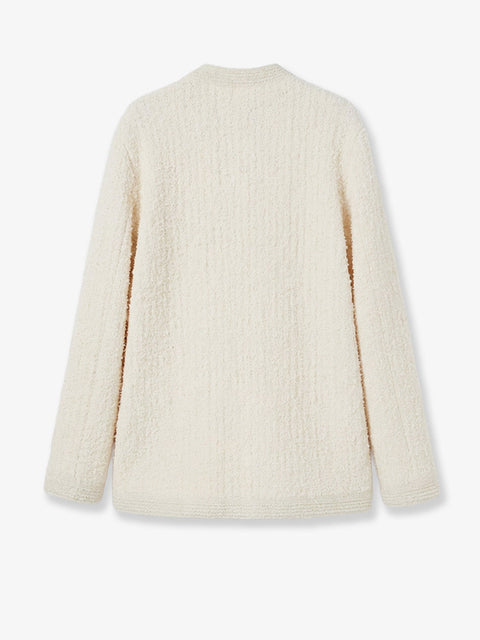 Wool and cotton blend cardigan