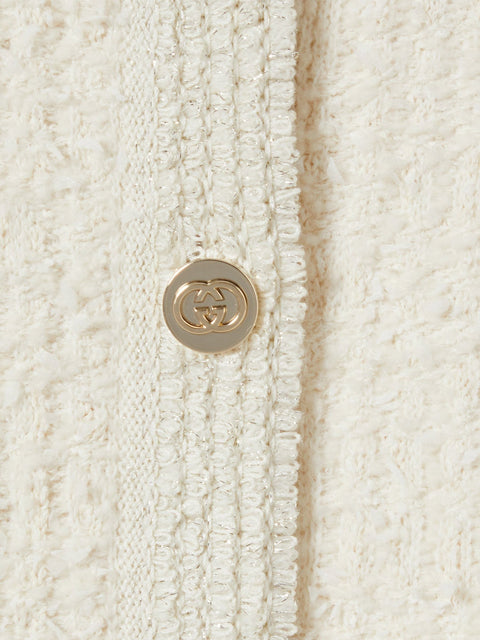 Wool and cotton blend cardigan