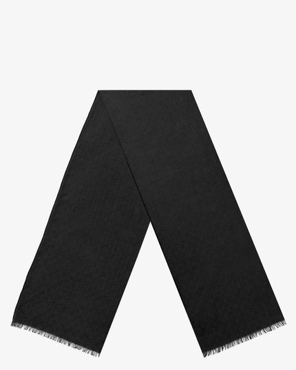 Wool and silk blend scarf with GG motif