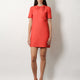 Wool and silk blend short dress