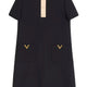 WOOL AND SILK MINI DRESS