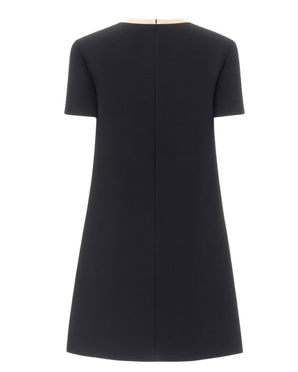 WOOL AND SILK MINI DRESS