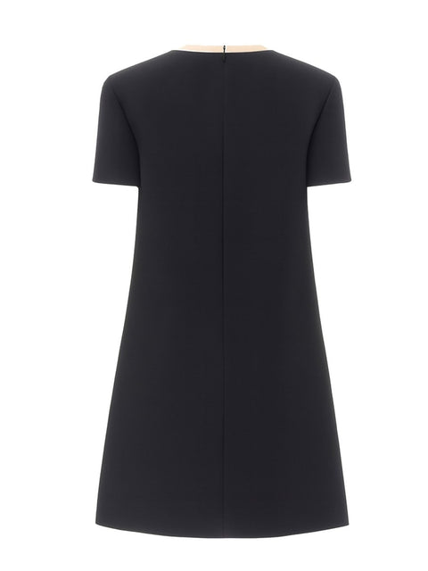 WOOL AND SILK MINI DRESS