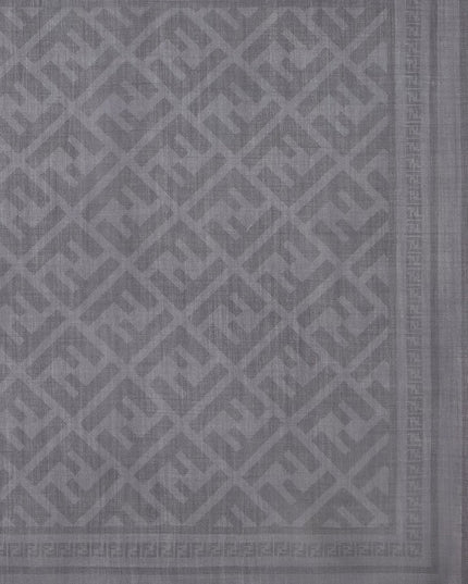Wool and silk scarf