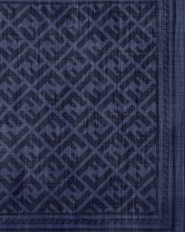 Wool and silk scarf