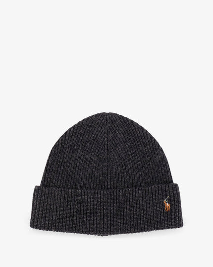 Wool blend beanie hat