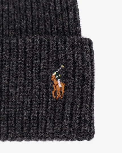 Wool blend beanie hat