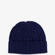 Wool blend cable knit beanie hat