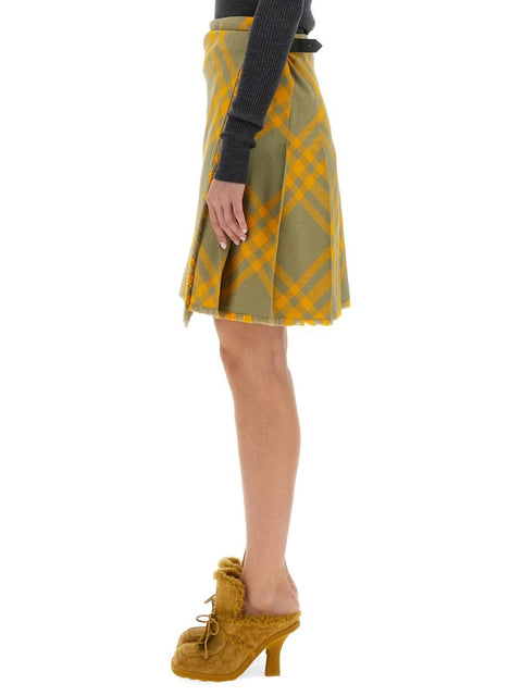 WOOL BLEND KILT