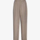Wool blend trousers with pinstripe pattern