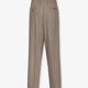 Wool blend trousers with pinstripe pattern