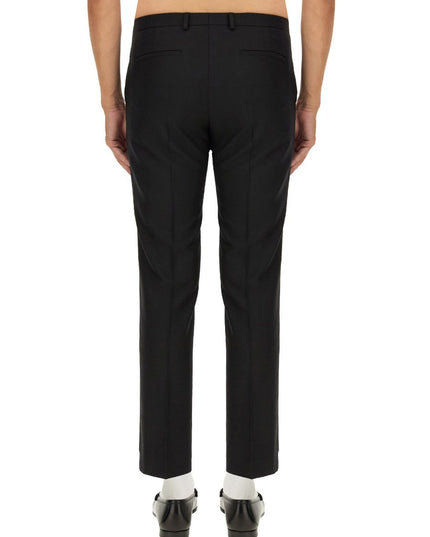 WOOL BLEND TWILL PANTS