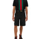 WOOL BLEND TWILL SHORTS
