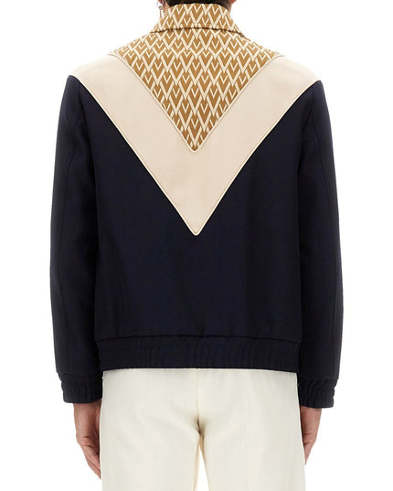 WOOL BOMBER JACKET WITH PRINT TOUTE LA V