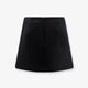 Wool crepe skirt with Double G button