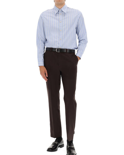 WOOL GABARDINE PANTS