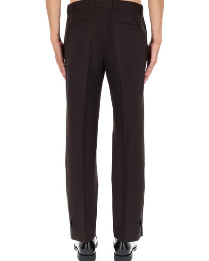 WOOL GABARDINE PANTS