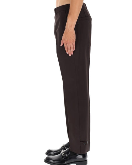 WOOL GABARDINE PANTS