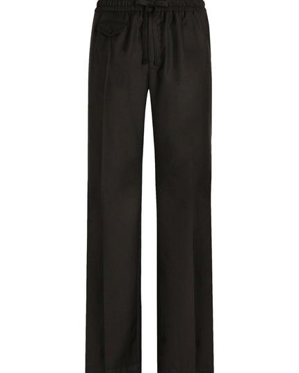 WOOL KNIT JOGGING PANTS