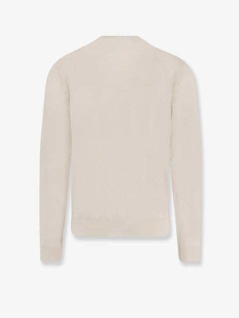 Wool, silk and cashmere sweater