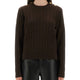 WOOL SWEATER WITH BUTTON DETAIL