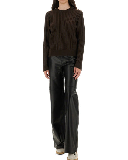 WOOL SWEATER WITH BUTTON DETAIL