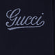 Wool sweater with frontal embroidered logo