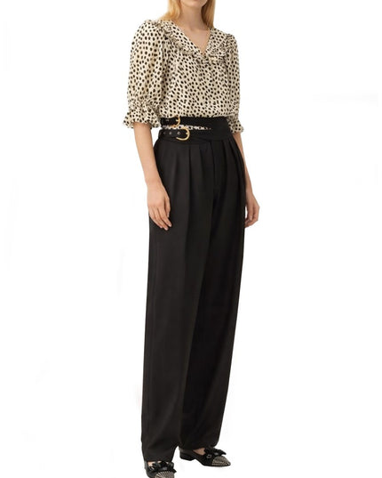 WOOL TAILORED PANTS