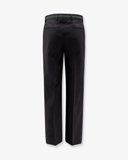 Wool trousers with Gucci detail