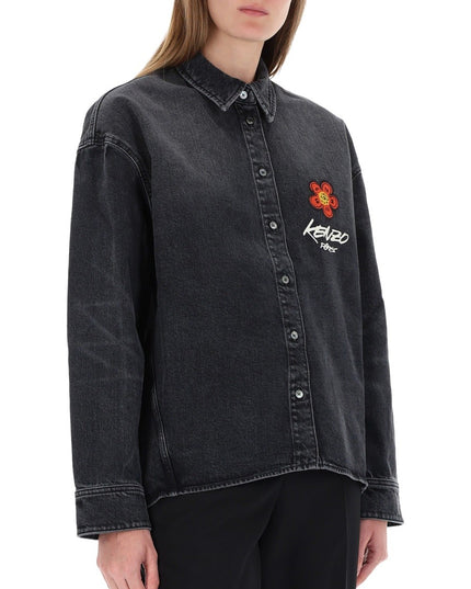 "WORKWEAR" SHIRT WITH KENZO X FUTURA 2000 EMBROIDERY