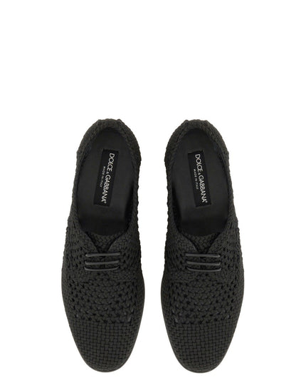 WOVEN FABRIC "DERBY" SHOE