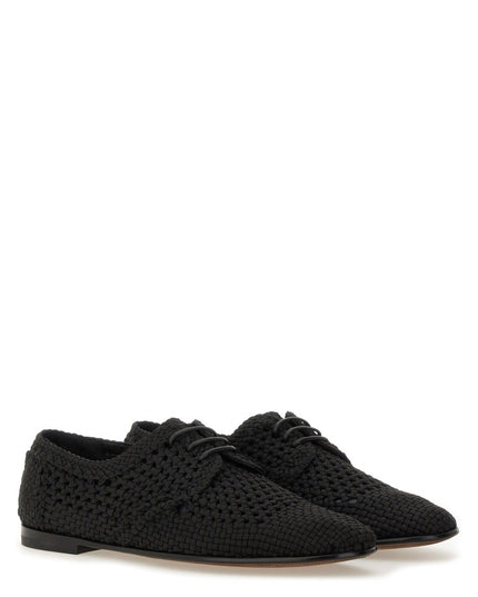WOVEN FABRIC "DERBY" SHOE