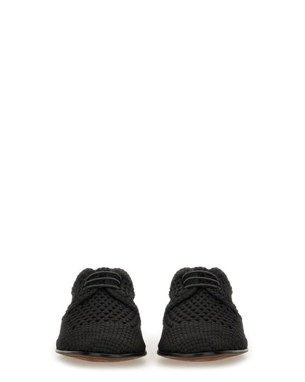 WOVEN FABRIC "DERBY" SHOE