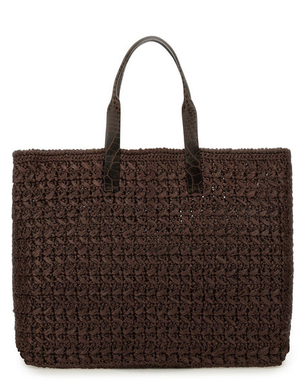 WOVEN MESH SHOPPING BAG