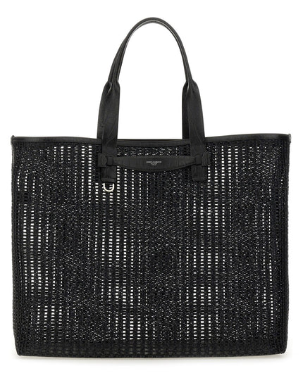 WOVEN MESH SHOPPING BAG