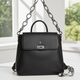 Zuri Schwarzer Veganer Rucksack – LaBante London
