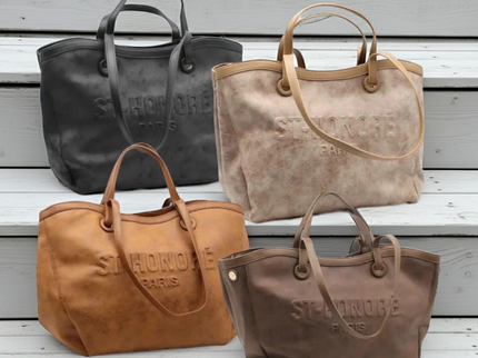 Embossed ST HONORÉ tote bag 