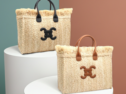 CC logo fur shopper 