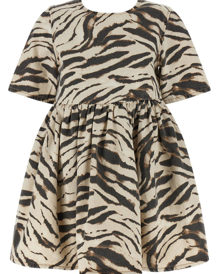 'Zebra Denim' dress