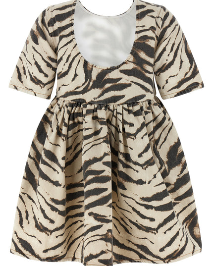 'Zebra Denim' dress