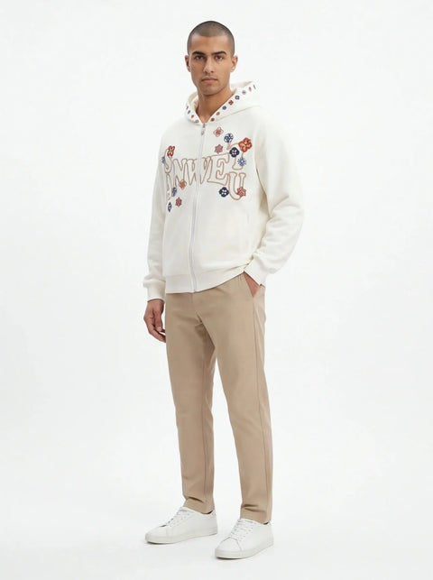 Premium Vorgewaschener Hoodie